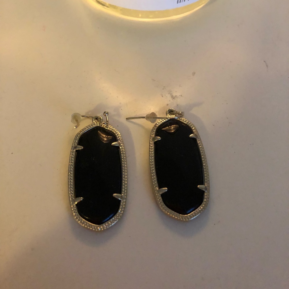 Kendra Scott Black Elle Earrings